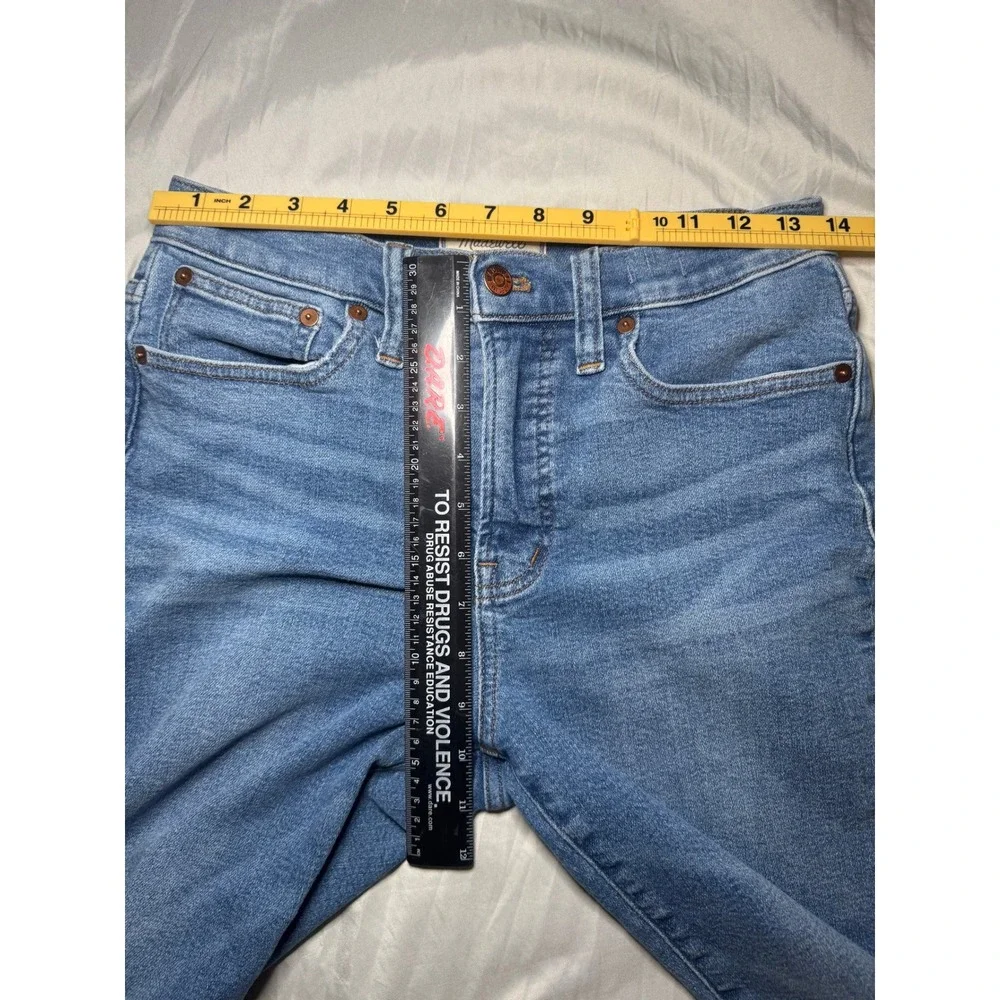 Madewell The Perfect Vintage Jean Women 27P Blue High Rise Tapered Denim Pants - Picture 3 of 5